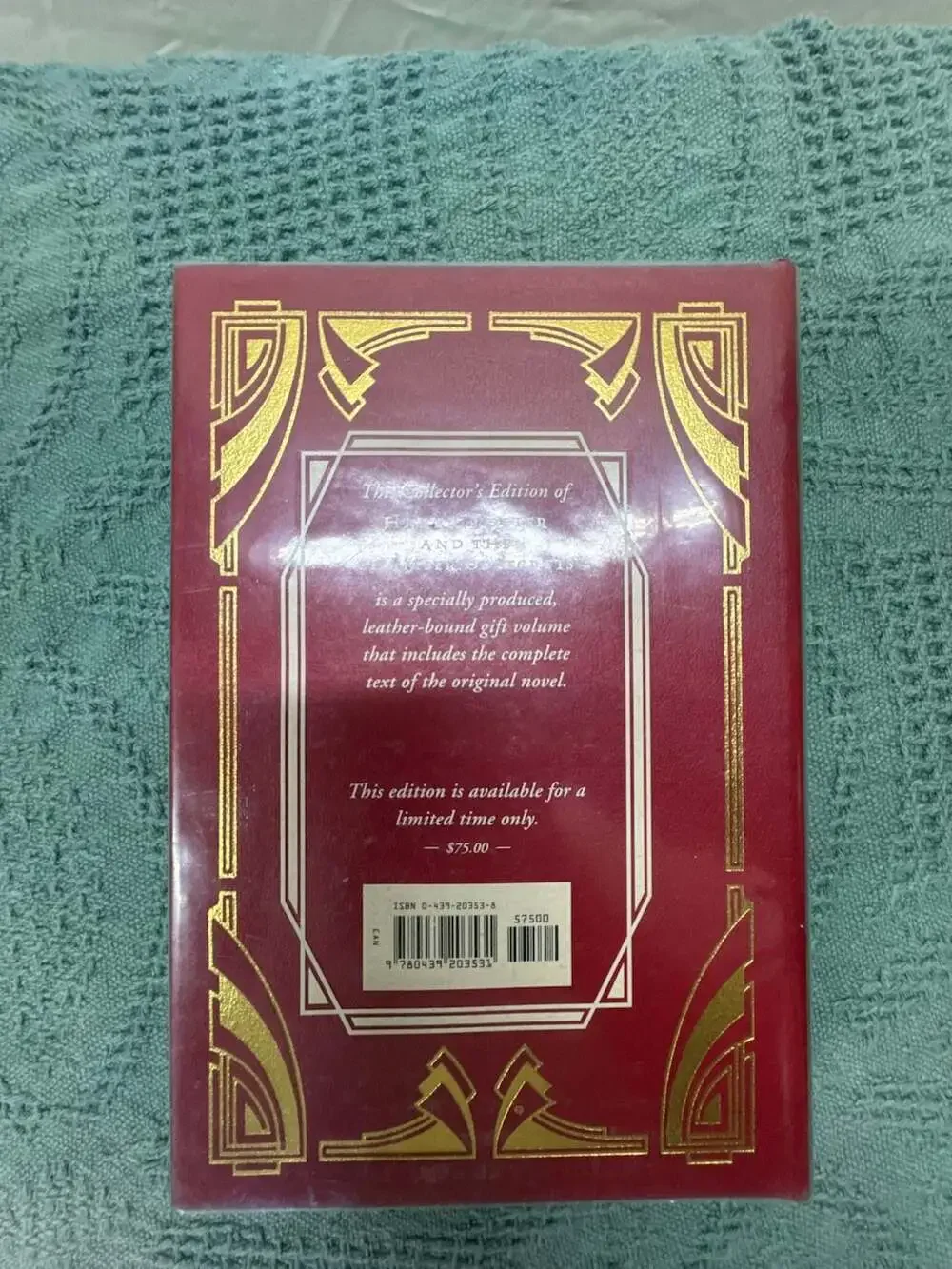 Harry Potter and the Chamber of Secrets J.K. Rowling Collector's Edition Leather